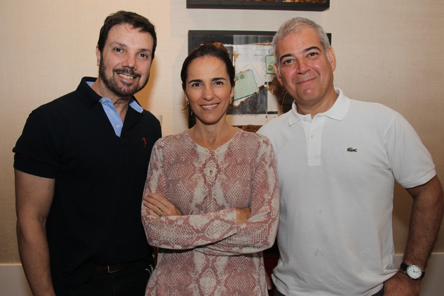 Gisele Taranto e Maurício Nóbrega recebem artistas plásticos no Casa Cor