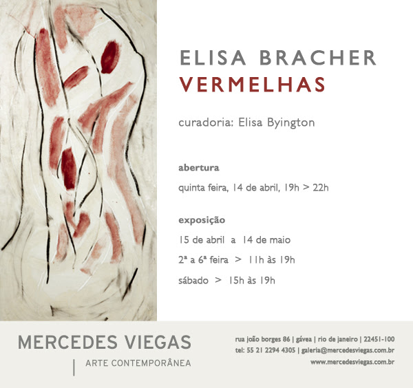 Elisa Bracher abre mostra na Mercedes Viegas Arte Contemporânea
