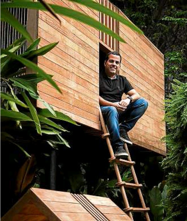 Cabana e Casa de Vidro