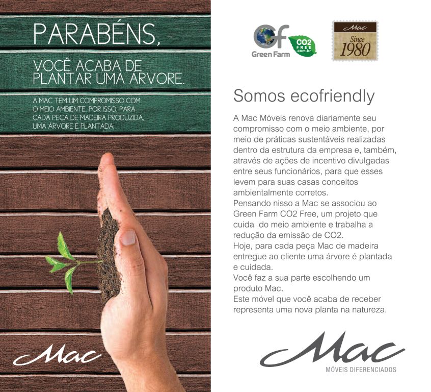 Mac lança campanha EcoFriendly