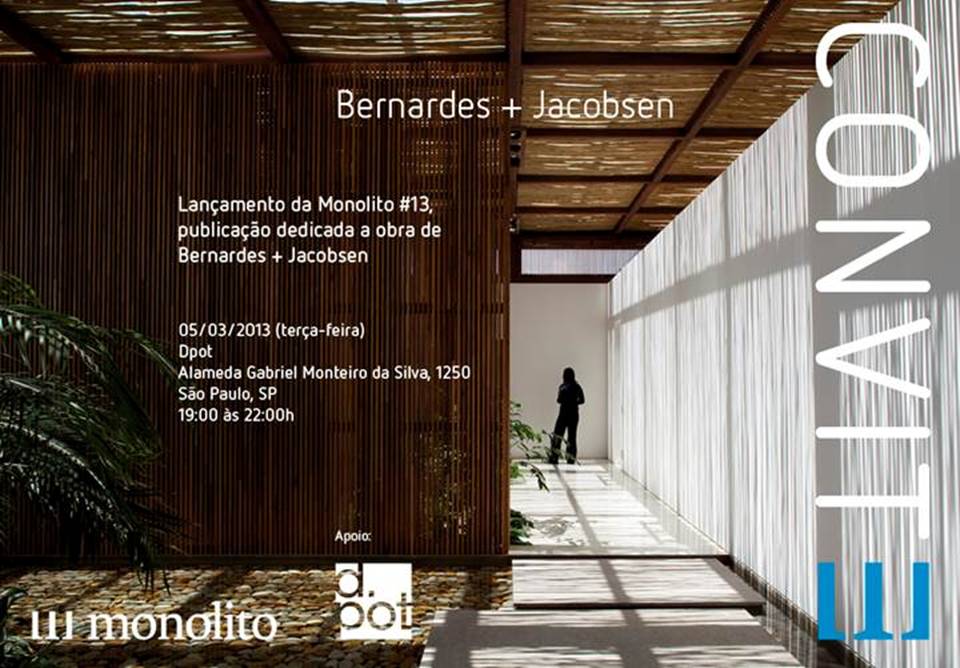 Revista sobre Bernardes + Jacobsen será lançada na próxima semana
