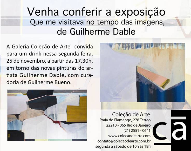 Guilherme Dable expõe na Coleção de Arte