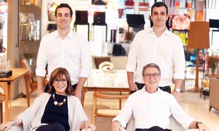 O coquetel de lançamento de designers brasileiros, na Novo Ambiente RJ.