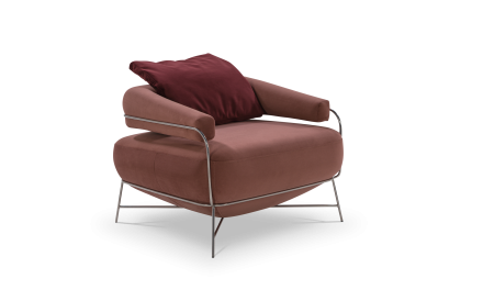 Acervo: Poltrona Tamboril e Chaise Winding – Design: Mauricio Bomfim